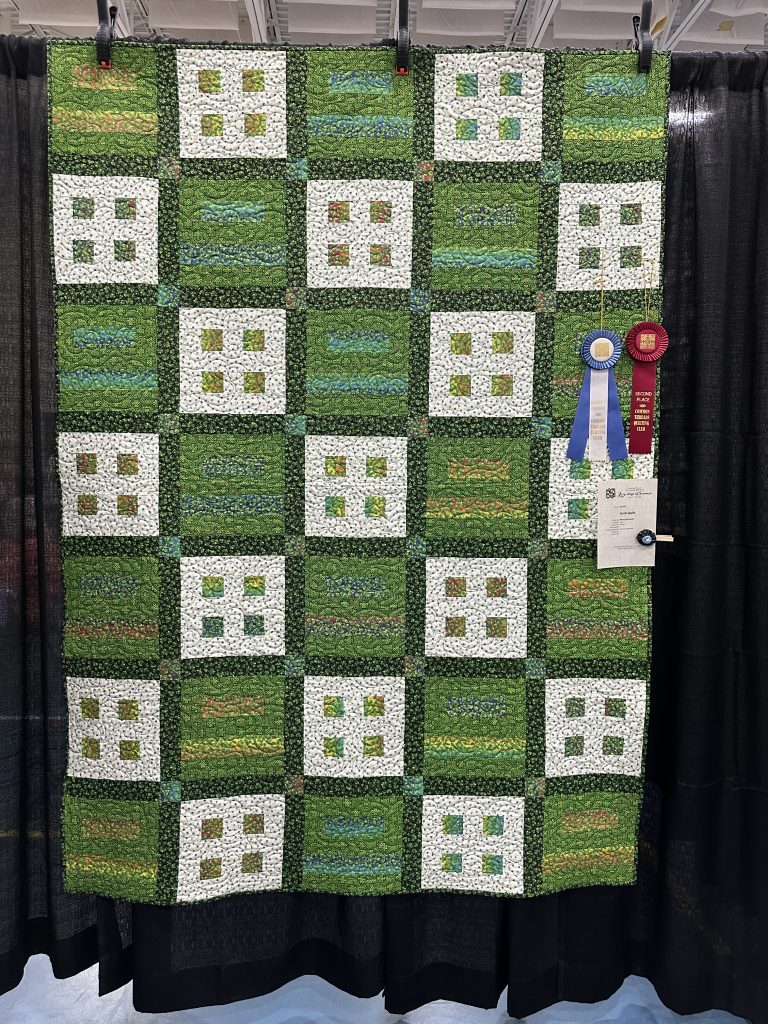 2nd Place & Judge's Choice — Irish Quilt, Mary Hartnett