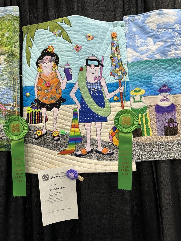 Honorable Mention — I-101 Beach Time Quilt, Karen Braatz